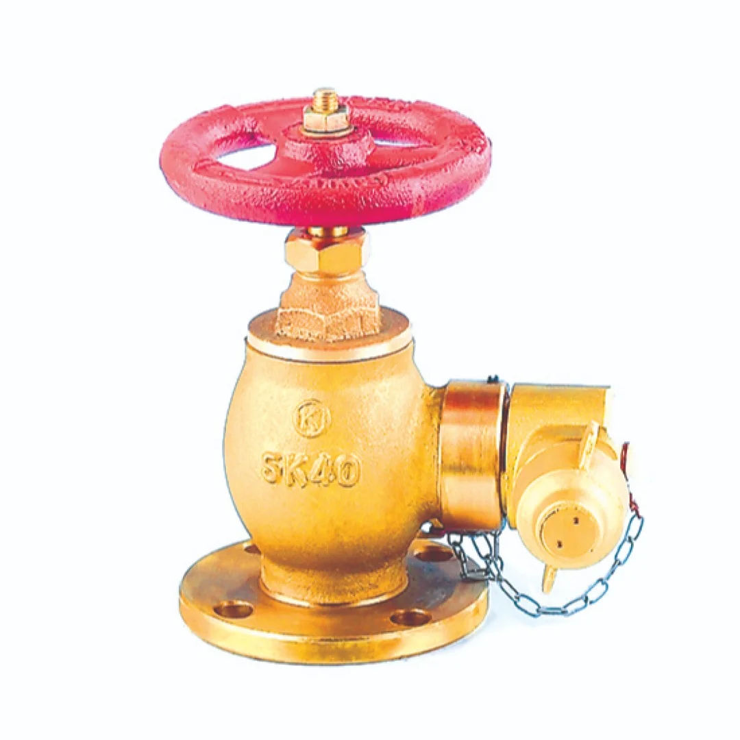 MARINE ANGLE HYDRANT VALVE  - Marine Valves showing detailed view with specifications and design features in realistic presentation